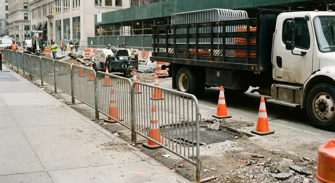 Sidewalk Diversions in North Bergen, NJ