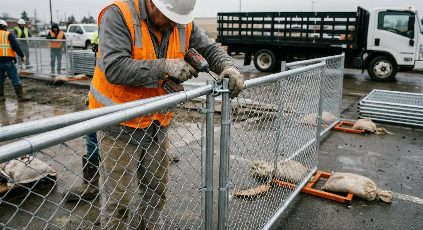 Physical security fencing for site investigation in North Bergen, NJ