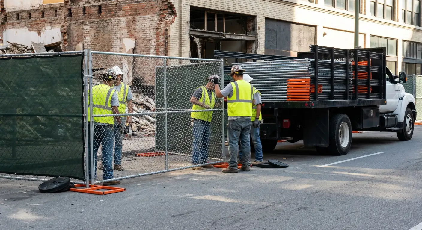 North Bergen fencing logistics and security challenges