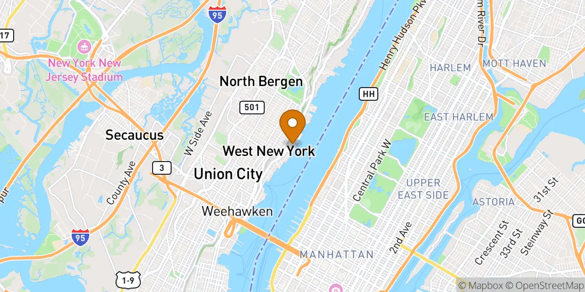  neighborhood map in North Bergen, NJ