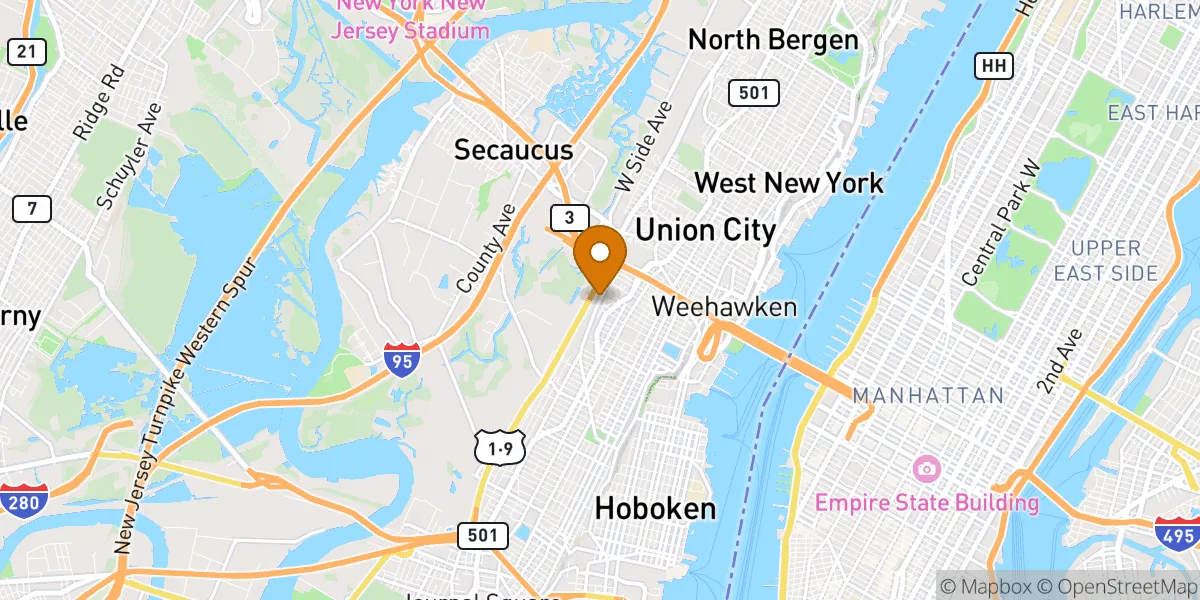  neighborhood map in North Bergen, NJ